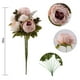 thumbnail image 2 of Flor de flores de seda artificial con forma de ramo de peonías, decoración vintage para el hogar, 2 of 7