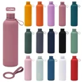 thumbnail image 3 of 1000ml Double Wall Stainless Steel Vacuum Cup Water Bottle Silicone Handle Thermos Bottle Keep Hot & Cold Insulated Vacuum Flask (J,1000ML), 3 of 7