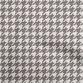 thumbnail image 1 of oneOone Cotton Cambric Light Brown Fabric Houndstooth Craft Projects Decor Fabric Printed By The Yard 56 Inch Wide, 1 of 4