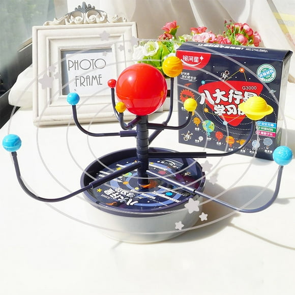 Children DIY Eight Planets of Solar System Model Assembling Toy Educational Game for Kids