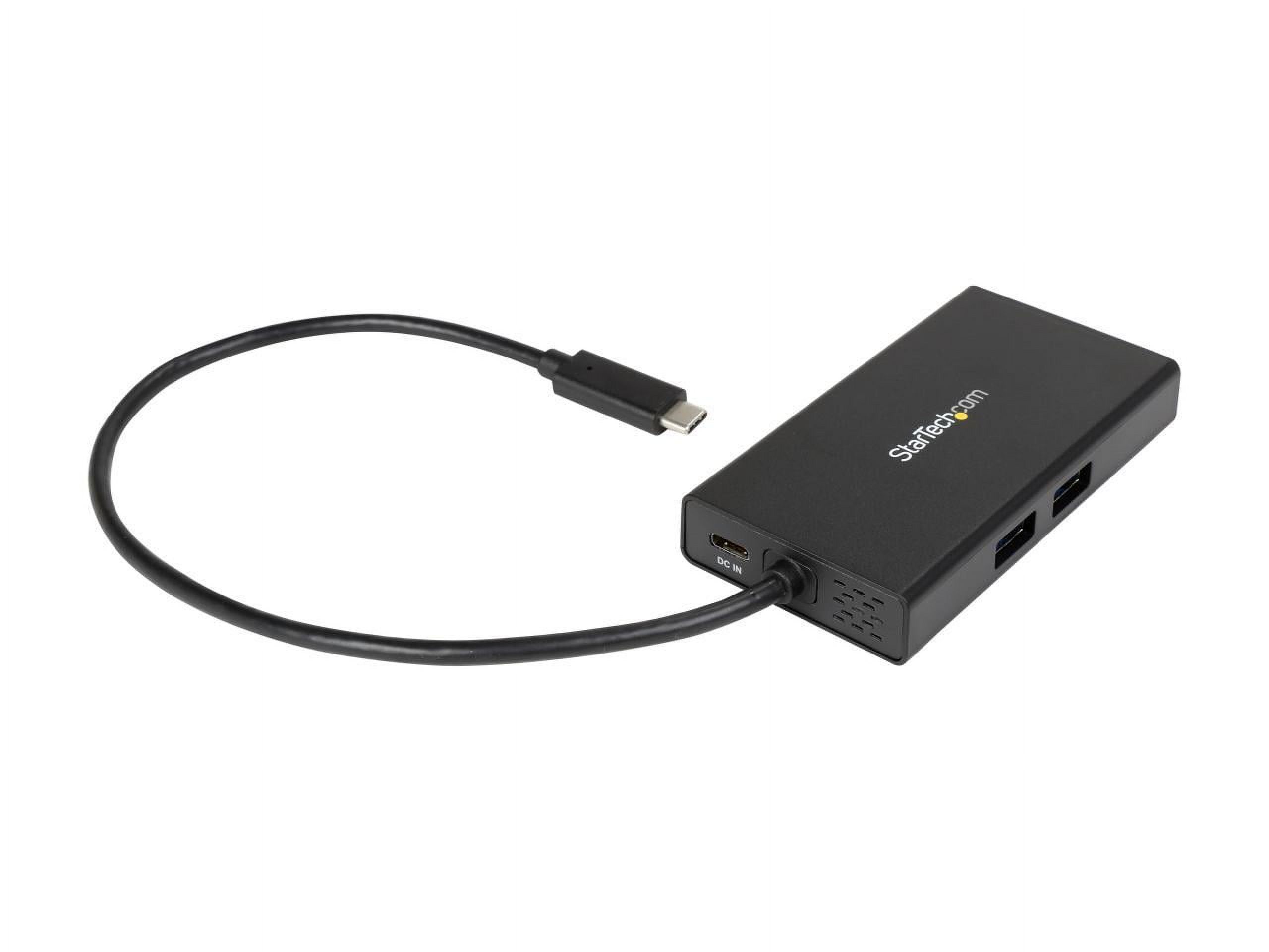 StarTech.com DKT30CHPD USB-C Multiport Adapter with 4K HDMI - 2x USB-A Ports - 60W PD - Black - image 2 of 3
