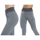 thumbnail image 3 of Leggings Levanta Glúteos para Mujer, Control de Abdomen, Entrenamiento, Yoga, Cintura Alta, de Gimnasio. Gris XXL, 3 of 7