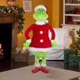 thumbnail image 4 of Peluches Suaves Muñeco de peluche de Grinch navideño, bonito adorno navideño para regalo de Navidad para niños (60 CM), 4 of 6