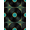 Black Teal Gold, Pattern 2, variant on Design&I 3'x5' Washable Area Rug Circle Music Retro Turntable Spinning Record Tonearm Motif Vinyl for Home Office, Hallway, Low Profile & Durable Daily Traffic Ready