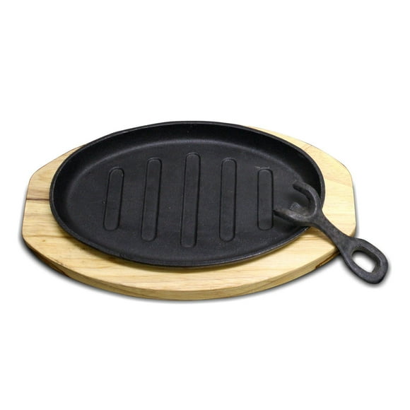 EMF Plaque en fonte avec pic et plateau en bois