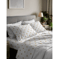 thumbnail image 2 of Juego de Sábanas King Size roomi Algodón Premium Frescas y Suaves Patron Puntos Mostaza, 2 of 5