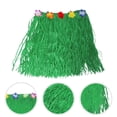 thumbnail image 3 of KAKOWELY Falda de mesa para fiesta hawaiana, falda de mesa para luau hawaiano, decoración de mesa, decoración para fiesta tropical, 3 of 5