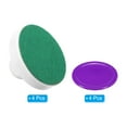thumbnail image 3 of 96mm Air Hockey Pushers 2 Color with Pads and 4Pcs Air Hockey Pucks, Handles Paddles Replacement Accessories, 3 of 6