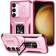 thumbnail image 1 of Funda para GANGXUN Samsung Galaxy S24 Plus - Soporte metálico, Función magnética, Rosa, 1 of 5
