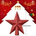 thumbnail image 2 of 3 Pcs Mini Christmas Tree Topper Small Star Christmas Treetop Ornaments for Mini Tree Holiday Decorative Star for Xmas Home Decor, 2 of 6