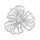 thumbnail image 5 of Decoración floral para colgar en la pared, letrero de pared de flores de metal, arte de pared de hierro Blanco Pequeño, 5 of 9