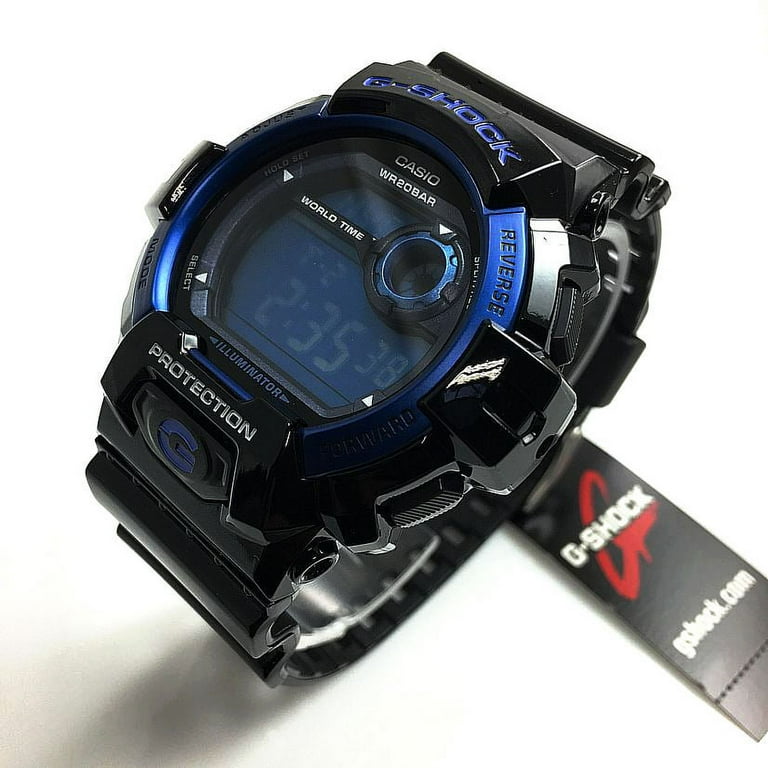 Casio G Shock GAS100G 1A Tough Solar Resin Stainless Steel Men s Watch Black