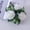 A124# White christmas decorations clearance under $5, variant on kkbbma Artificial Rose Candle Rings, Rose Candle Wreath Artificial Silk Flower Ring Leaf Candle Wreath Wedding Valentine Day Party Table Candlestick Decorations