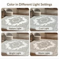 thumbnail image 7 of ODIKA Entryway Vintage Weathered Motif Balanced Tonal Bathroom Dorm for Dining Room, Large Office, Lounge, Non-Slip Chair-Friendly, 7 of 7