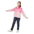 thumbnail image 4 of Rokka&Rolla Girls' Ombré Windbreaker Fleece Lined Jacket, 4 of 11