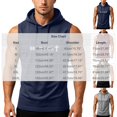 thumbnail image 3 of Kalauyu Sleeveless Hooded Workout Tank Tops for Men Graphic Print Casual Summer Athletic Loungewear Vests Tops, 3 of 5