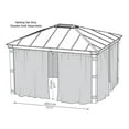thumbnail image 6 of Palram - Canopia Dallas 4300 12' x 14' Netting Set, 6 of 7