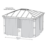 Palram - Canopia Dallas 4300 12' x 14' Netting Set