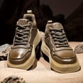 thumbnail image 4 of Four Seasons Men's Mid-Top -Lined Casual Shoes, Simple and  Versatile Sneakers, 4 of 9