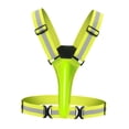 thumbnail image 1 of Chaleco reflectante LED, tiras LED de doble cara recargables, equipo de elástico para caminar de noche, correr, trabajador, ciclismo, hombres, mujeres, andadores Amarillo Zulema Chaleco reflectante para correr, 1 of 8