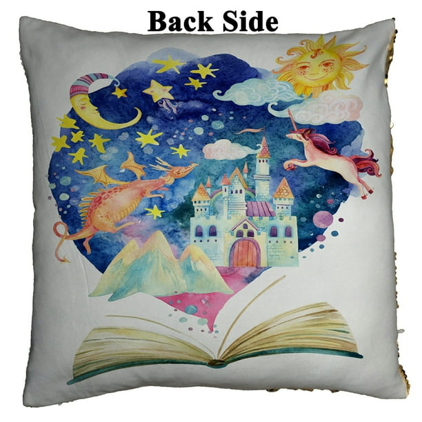 Bts reversible sequin pillow top