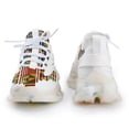 thumbnail image 4 of Kente Design African Print African Clothing Walking Shoes for Men Woman Lightweight Tennis Fashion Elastic Sports Shoes Cushion Basketball Shoes, 4 of 7
