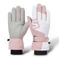 thumbnail image 4 of AWZXDE 2026 Winter Outdoor Cycling Gloves for Women Touchscreen Compatible Windproof Warm Cold Weather Mittens Light Pink, 4 of 6
