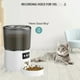thumbnail image 5 of Tuya Automatic Pet Feeder 4L Capacity Smart APP Control Food Dispenser Timer & Stainless Steel Bowl Dogs Cats Feeding Supplies ShopWise Round, 5 of 10