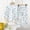 Blue, variant on Spazoro Toddler Girls Boys 100% Cotton Outfit Sets, Soft & Comfy Loungewear Cute Print Long Sleeves Top Trousers Casual Shirts and Pants 2PC Sets Yellow Size 3 T