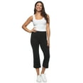 thumbnail image 4 of Flare Capri Legging 2-Pack (Black, Small), 4 of 4