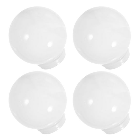 4pcs Outdoor Decor Stylish Acrylic Globe Lamp Shade Acrylic Lamp Shade Globe Light Lamp Shade Outdoors Yard Light Shade