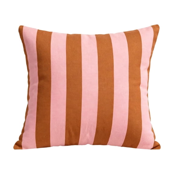 Outdoor Waterproof Throw Pillow Covers 18X18 Decorative Lines Striped Cushion Cases for Patio Furniture Tent Garden