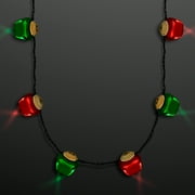 FLASHING BLINKY LIGHTS Jingle Bells Light Up Christmas Necklace by FlashingBlinkyLights
