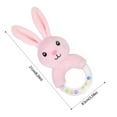 thumbnail image 5 of kjfeif 2026 New Plush Baby Soft Rattle Toys, Fabric Ring Rattles Shaker Handbells Early Development Hand Sensory Toys Stuffed Animal for 6 9 12 Months and Toddler Boy Girls, 5 of 8
