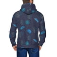 thumbnail image 5 of Zip Up Hoodies for Men - Deep Blue Coral Jellyfish Long Sleeve Comfrt Men'S Fashion Hoodies & Sweatshirts, Jackets for Men Hoodies Pullover Clothing Clothes with Pouch, 5 of 5