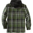 thumbnail image 2 of Legendary Whitetails Chaqueta con capucha estándar Maplewood para hombre, color verde militar, cuadros medianos, 2 of 5