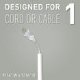 thumbnail image 3 of Organizador interior de codo Cord Cover Wiremold C17, blanco, 3 of 7