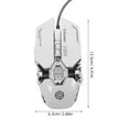 thumbnail image 2 of EeaseCA 1Pc Wired Computer Mouse Luminescent Creative Mouse Computer Accessory, 2 of 8
