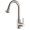 thumbnail image 2 of Dawn AB50 3316BN Dawn Single-Lever Pull-Down Spray Sink Mixer, Brushed Nickel, 2 of 3