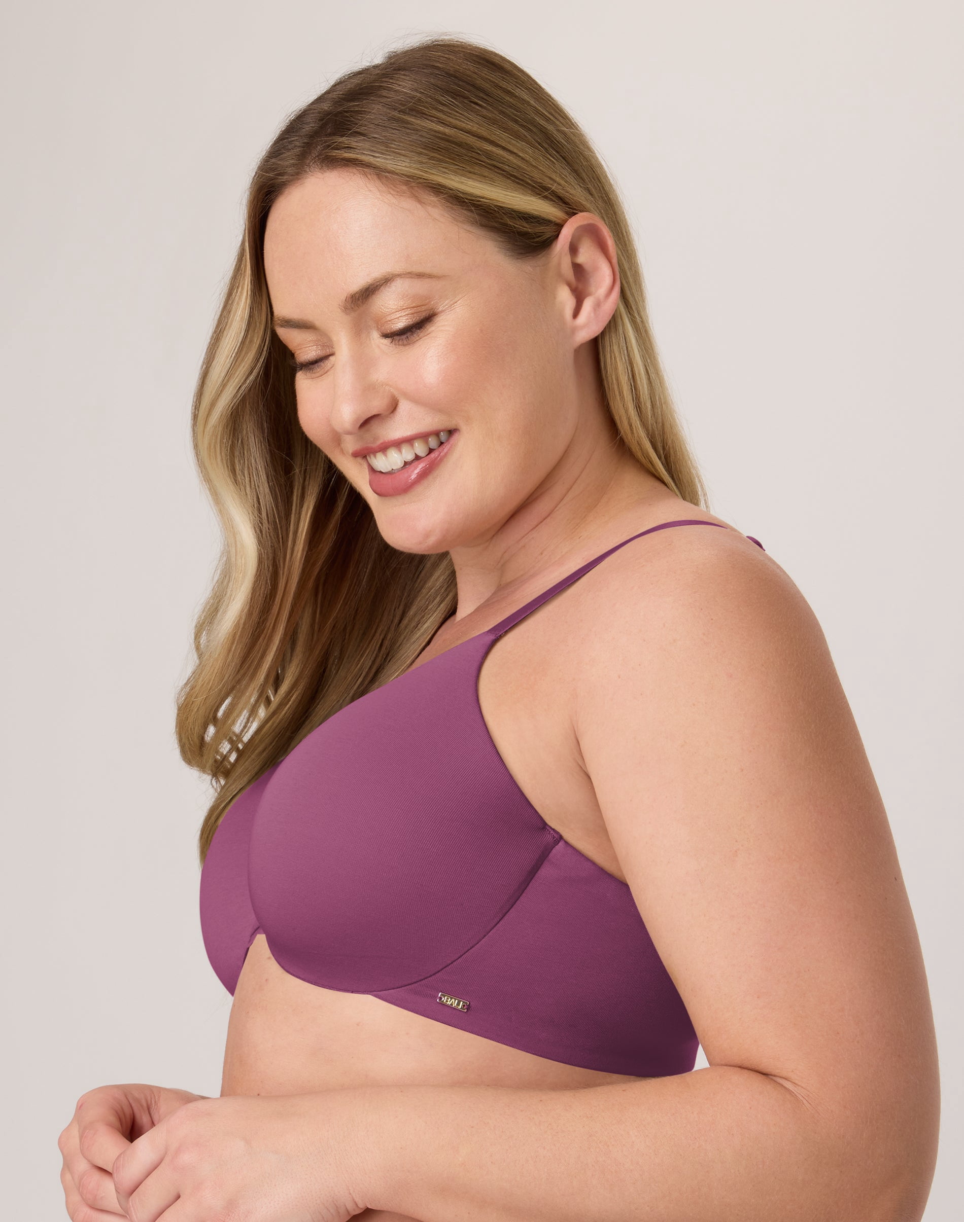 Bali T-Shirt Underwire Bra, Cotton Collection Mauve Mood 36DD