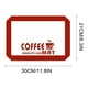 thumbnail image 1 of Tapete de café de goma absorbente de manchas, de secado rápido, para encimeras de cocina, accesorios de cafetería, tapete para secar platos debajo de la cafetera., 1 of 2
