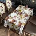 thumbnail image 2 of Highland Cow Sunflower Cow Pattern Rectangle Tablecloth 60"x102",Waterproof Polyester Rectangle Table Cloth, Wipeable Spillproof Polyester Tablecloth for Dining, Camping, Indoor and Outdoor, 2 of 6