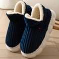 thumbnail image 4 of Pantuflas Esponjosas Botines Peludas Nube Zapatos Invierno Acogedores Antideslizantes para El Hombres Y Mujeres, 4 of 8