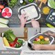 thumbnail image 2 of Collapsible Cutting Board,Foldable Chopping Board with Colander,Multifunctional Kitchen Vegetable Washing Silicone Dish Tub,Storage Basket for BBQ Pre, 2 of 4
