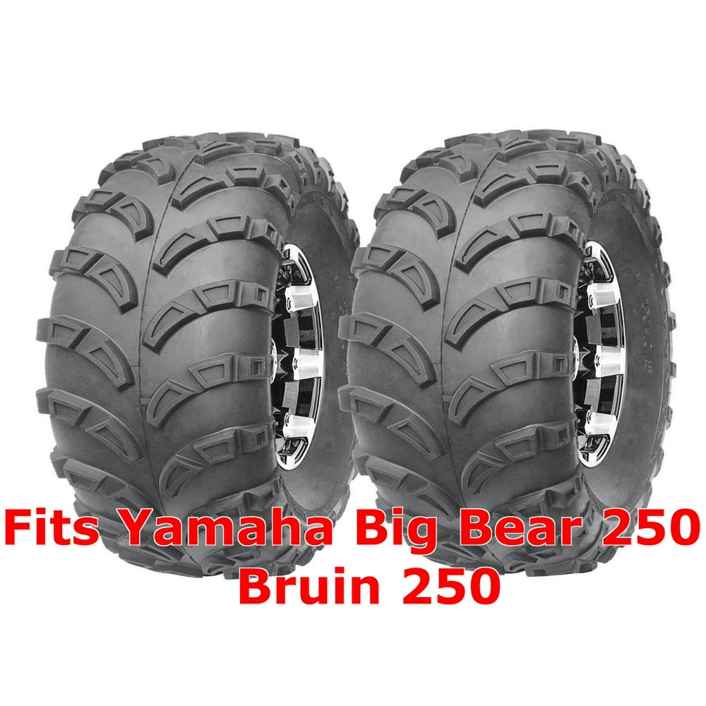 (2) 22x1010 Yamaha Big Bear 250 Bruin 250 Sport ATV Rear Tires Set Mud