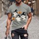 thumbnail image 1 of Blusas y camisas de manga corta y cuello redondo para hombre. Blusas/camisetas de manga corta con cuello redondo y estampado de Halloween para hombre. Blusa para hombre., 1 of 5