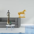 thumbnail image 2 of Figura De Mujer Y Caballo Tribal Africano, Escultura Artística Vintage, Adorno Decorativo Para Chimenea, Armario, Decoración Del Hogar Y La Oficina, Resina Grabada Con Animales., 2 of 8
