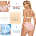 thumbnail image 4 of 7 PCS Women's Cotton Brief Underwear, Hipster Girls Panties Low Waist Briefs, 4 of 6