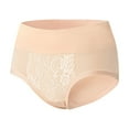 thumbnail image 2 of Ashirexll Plus Size Underwear for Women, Ladies Underwear Panties, Lace Mid Waist and Hip Lift Comfortable Body Breathable Briefs, 2 of 3
