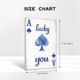 thumbnail image 4 of 8x12 inch Oil Paintings On Canvas 'Lucky You' Slogan Ace Of Spades,Poker Room Decor Accessory,Home Bedroom,Cafes,Bar Wall Art Decor Posters & Prints,Modern Style Ace Of Spades Decor Painting, 4 of 6